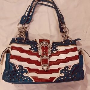 Red, White and Blue Cowgirl Trendy Purse